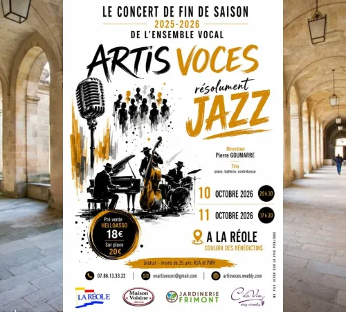 Concert de fin d'année : Artis Voces - Jazz