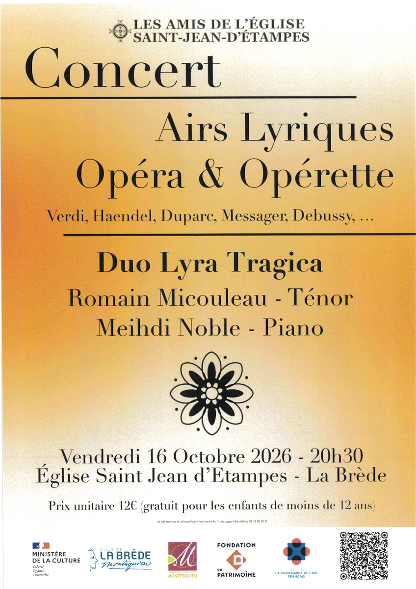 Concert Airs Lyriques Opéra & Opérette