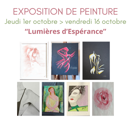 Exposition de peinture "Lumières d'Espérance" - M' Les Abatilles / Pereire