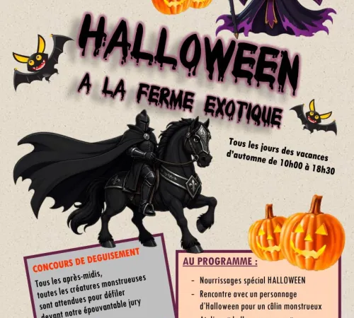 Halloween à la Ferme Exotique