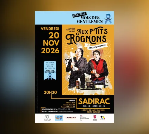 Spectacle « Aux P'tits Rognons » – Le mois des Gentlemen