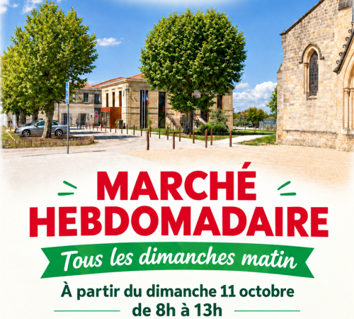 Marché hebdomadaire - Cussac-Fort-Médoc