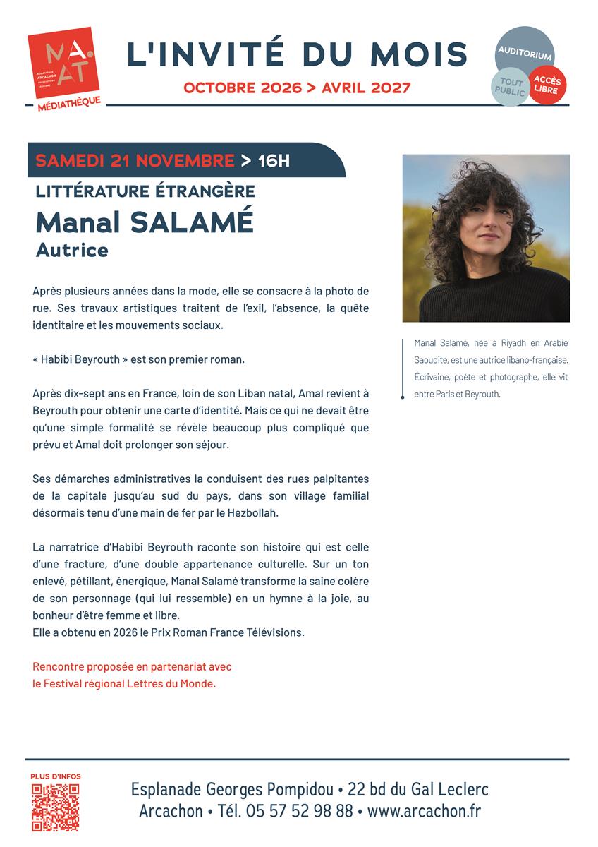 L'invité du mois : Ma ... - Crédit: Communication Arcachon | CC BY-NC-ND 4.0
