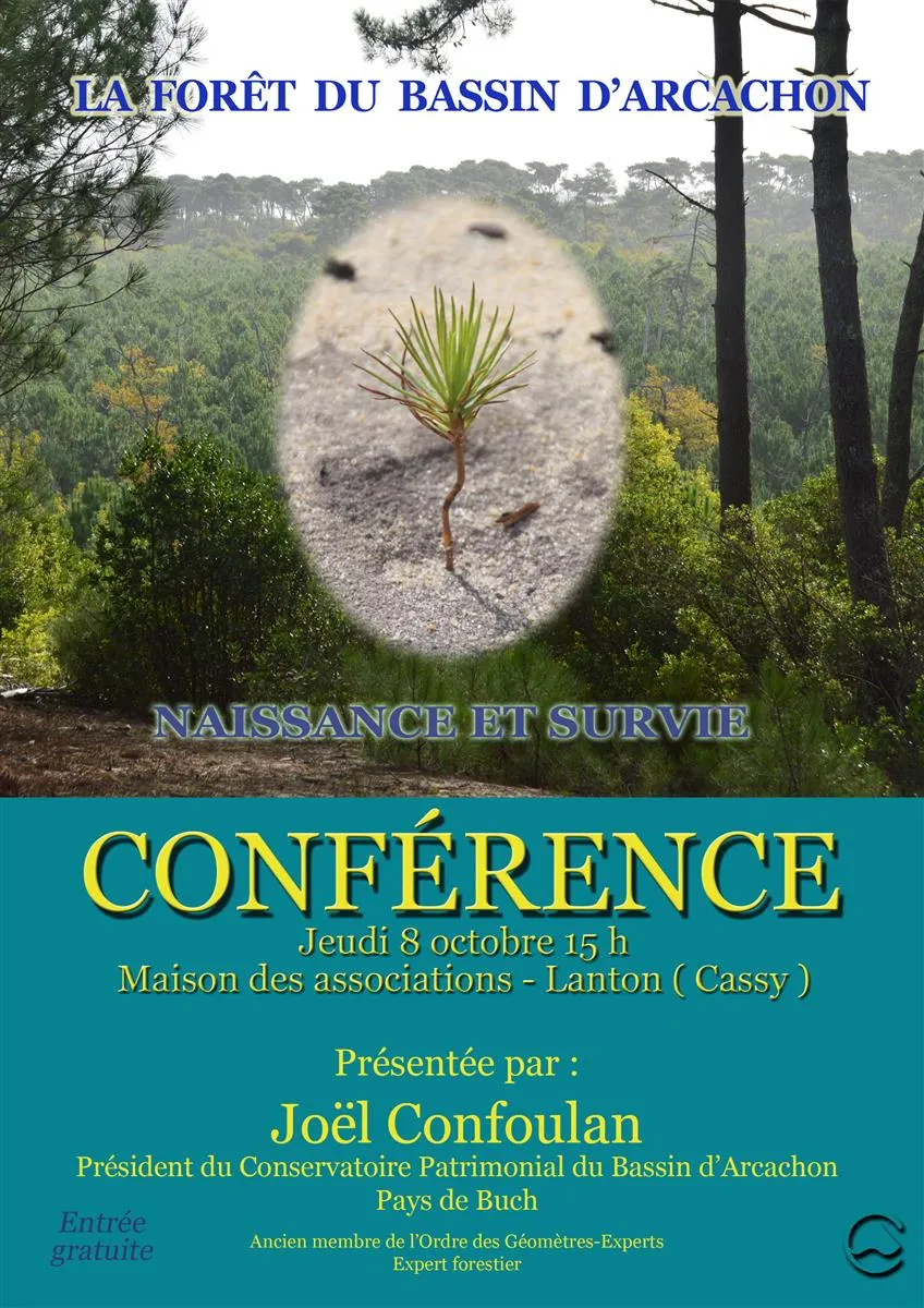 Conférence :La forêt ... - Crédit: Mairie Lanton | CC BY-NC-ND 4.0