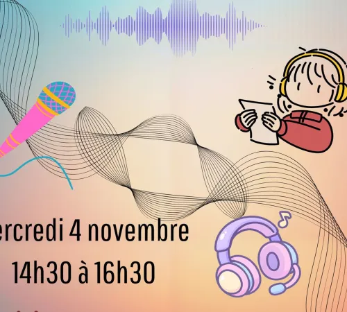 Atelier enfants : création d'une fiction sonore