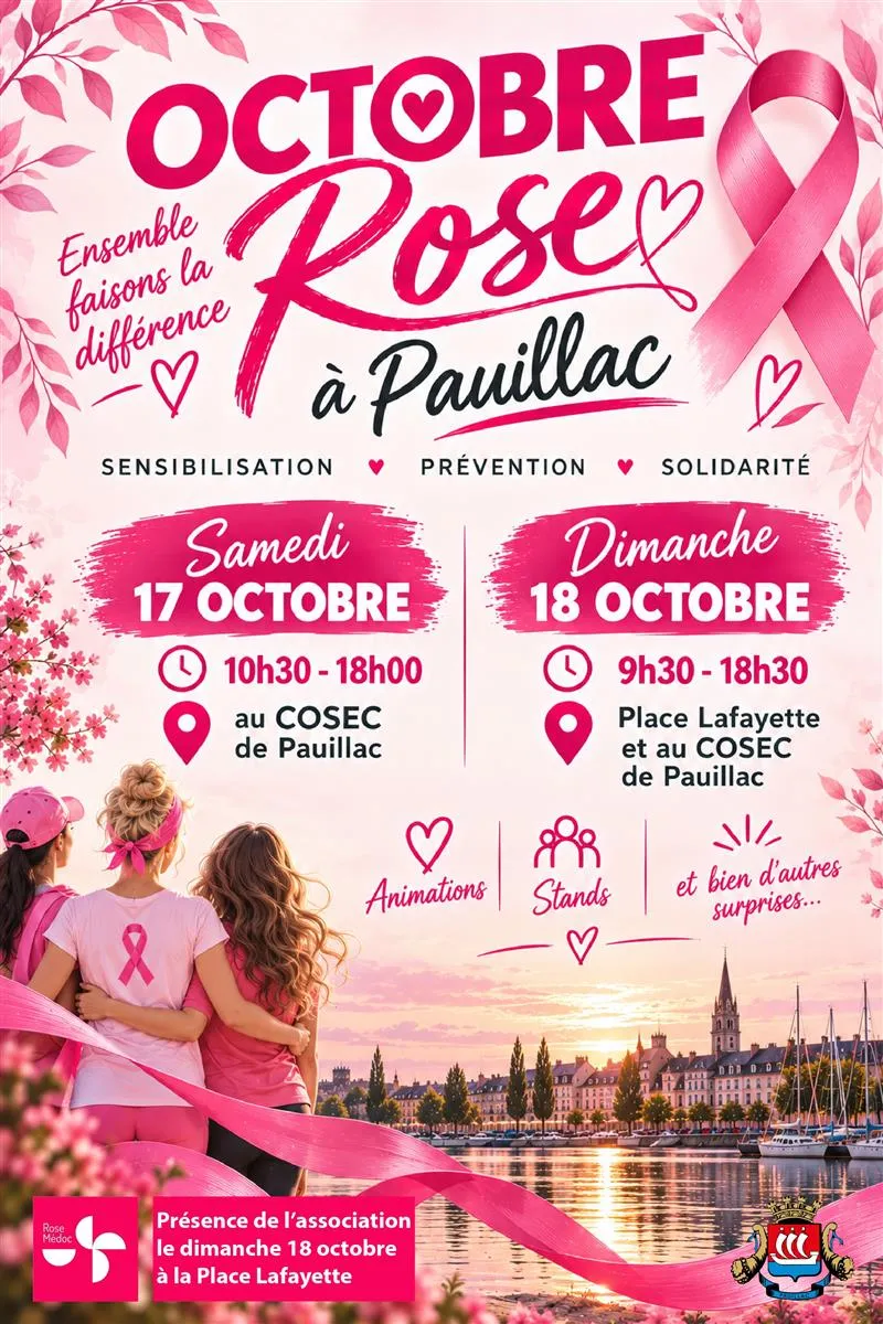 Octobre Rose 2026 à P ... - Crédit: Mairie Pauillac | CC BY-NC-ND 4.0