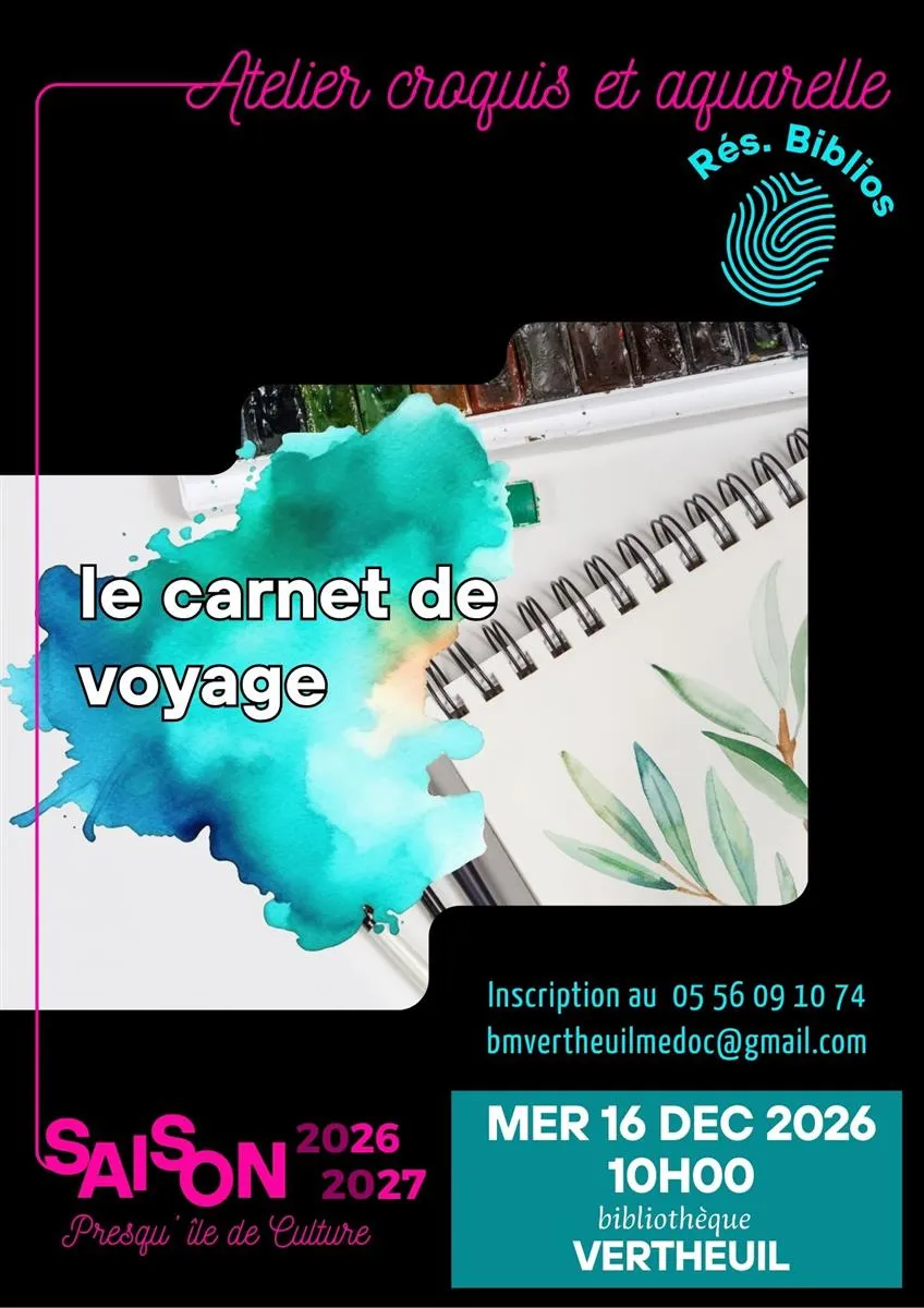 Atelier croquis et aq ... - Crédit: pole culture MCPI | CC BY-NC-ND 4.0