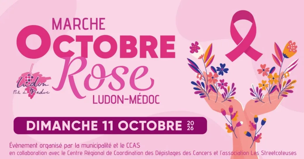 Marche Octobre Rose L ... - Crédit: ©MairieLudonMédoc | CC BY-NC-ND 4.0