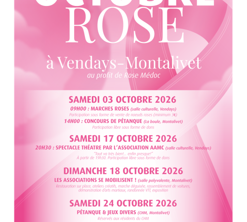 Le mois d'Octobre Rose