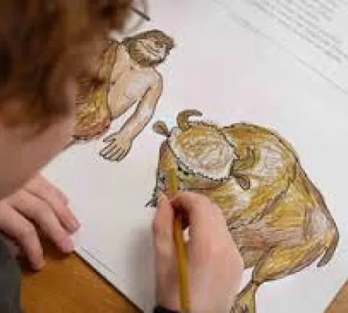 Visite-Atelier — Dans la grotte, les animaux
