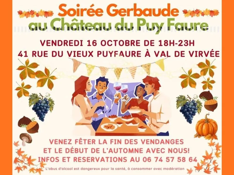 Soirée gerbaude au Ch ... - Crédit: ©Puy Faure | CC BY-NC-ND 4.0
