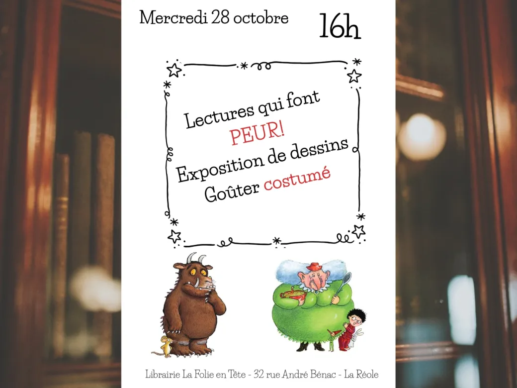 Lectures qui font peur! - Crédit: Librairie La Folie en Tête | CC BY-NC-ND 4.0