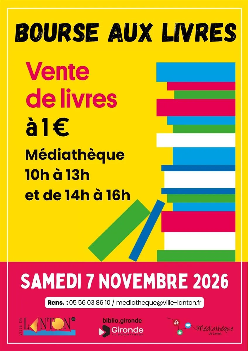 Bourse aux livres - Crédit: Mairie Lanton | CC BY-NC-ND 4.0