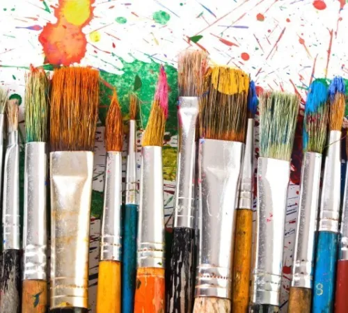 Atelier peinture avec Claude Dagaïl