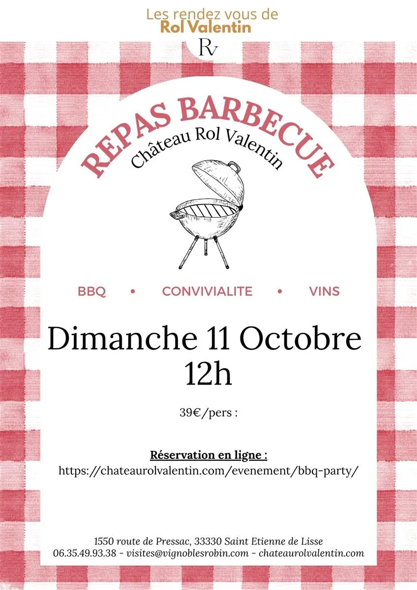 Déjeuner Barbecue à R ... - Crédit: Déjeuner BBQ Rol Valentin | CC BY-NC-ND 4.0