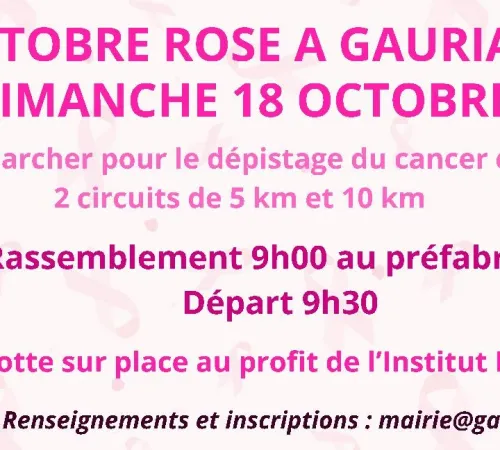 Octobre rose à Gauriac