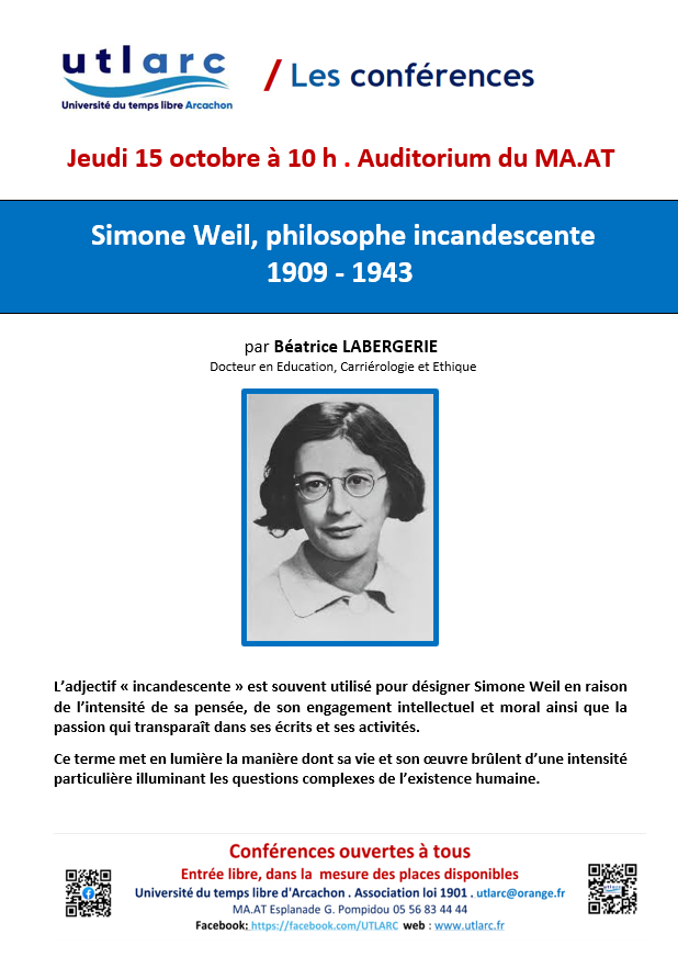 Conférence : Simone W ... - Crédit: UTLARC | CC BY-NC-ND 4.0