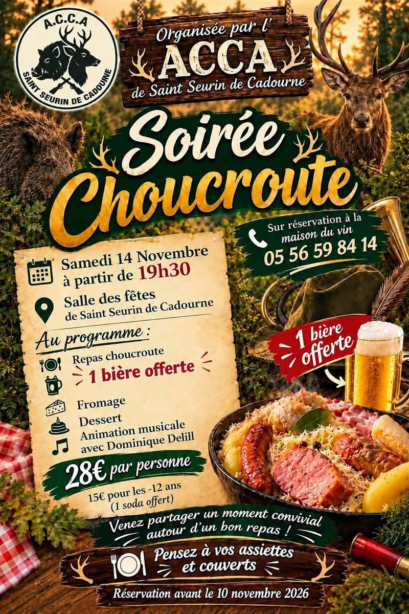 Soirée choucroute à S ... - Crédit: ACCA St Seurin | CC BY-NC-ND 4.0