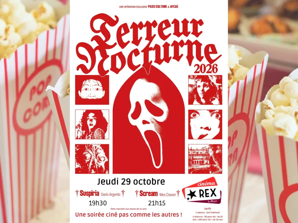 Soirée Terreur nocturne - Crédit: Cinéma Rex La Réole | CC BY-NC-ND 4.0