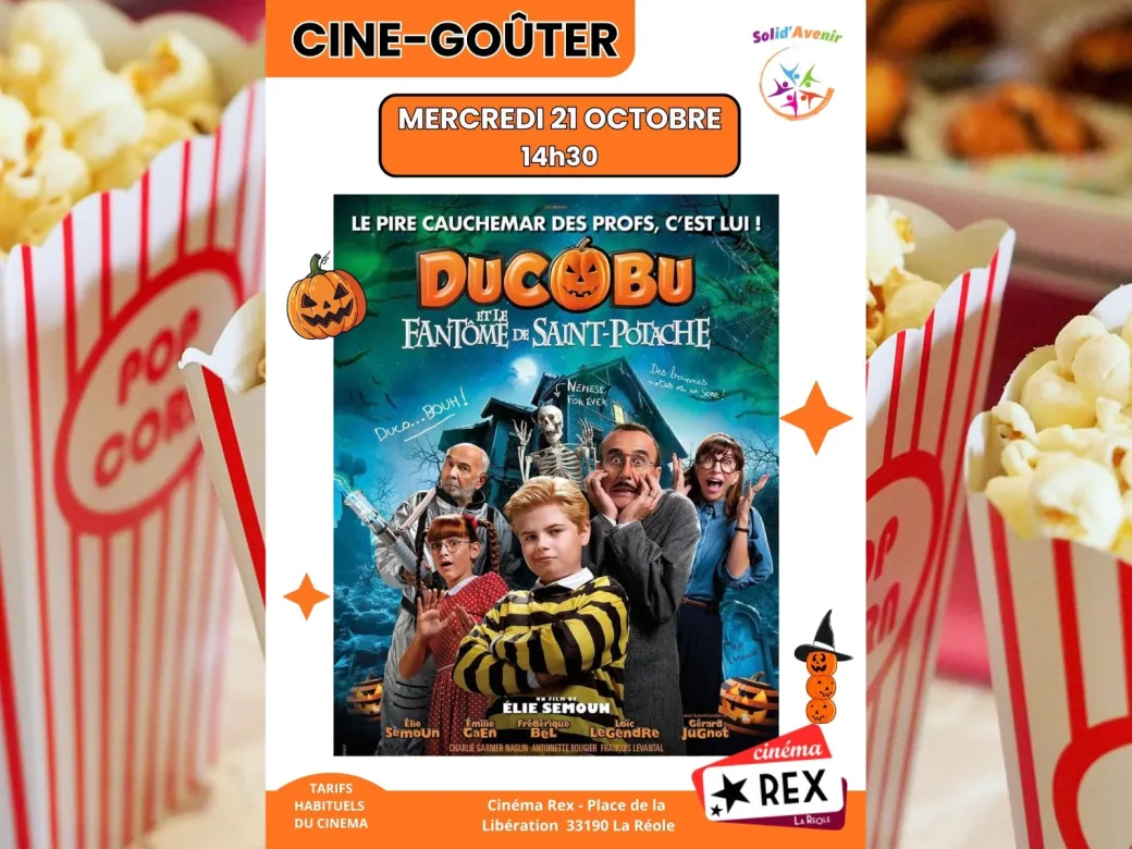 Ciné-goûter : Ducobu ... - Crédit: Cinéma Rex La Réole | CC BY-NC-ND 4.0