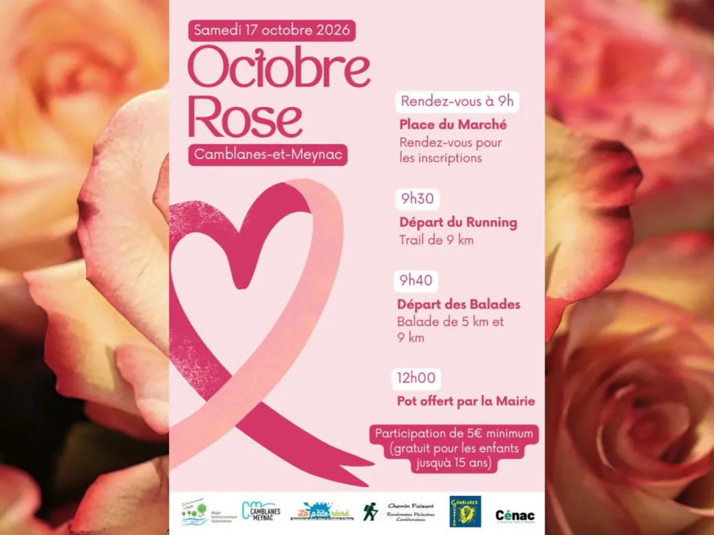 Octobre Rose marche d ... - Crédit: Mairie de Camblanes-et-Meynac | CC BY-NC-ND 4.0
