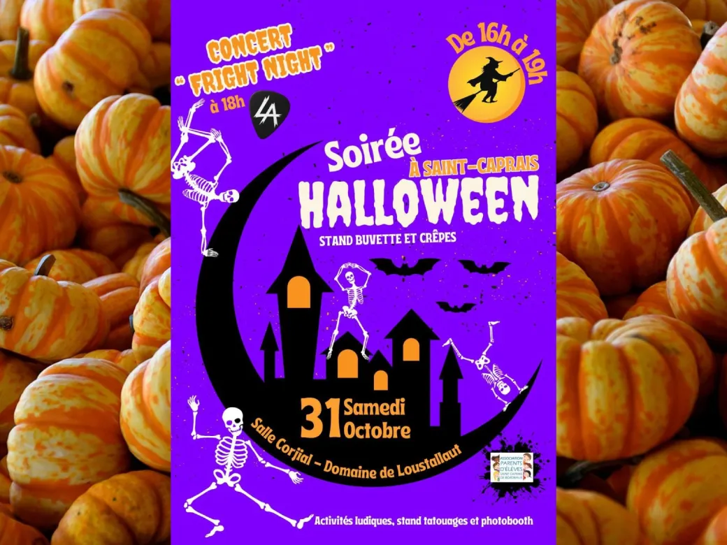 Soirée d'Halloween - Crédit: FCPE de saint-caprais de Bordeaux | CC BY-NC-ND 4.0