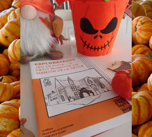 Jeu de piste d'Halloween : Le petit monstre du manoir de La Réole