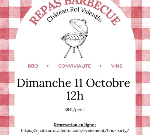 Déjeuner Barbecue à Rol Valentin
