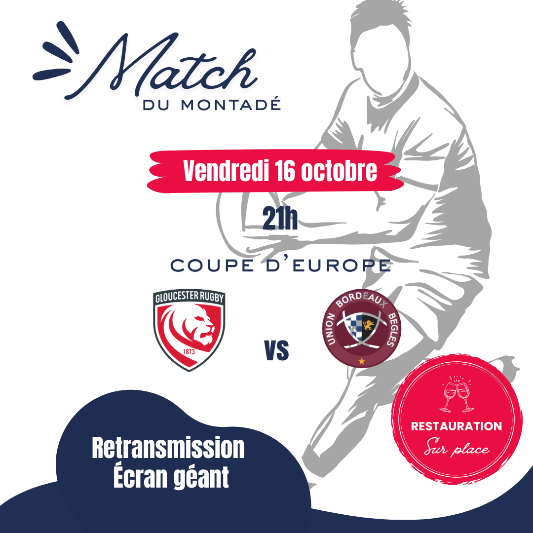 Retransmission Match Coupe d'Europe Gloucester UBB