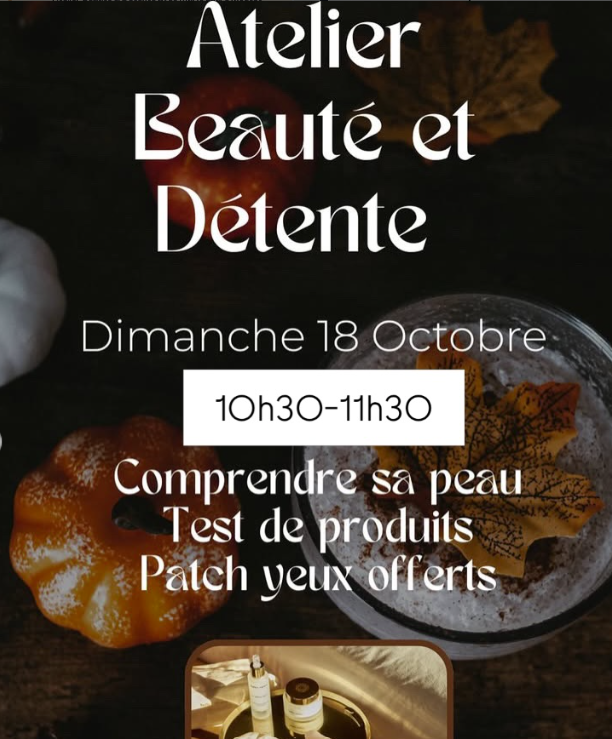 Atelier Beauté & Détente avec Marie-Laure - La Cabane Blanche