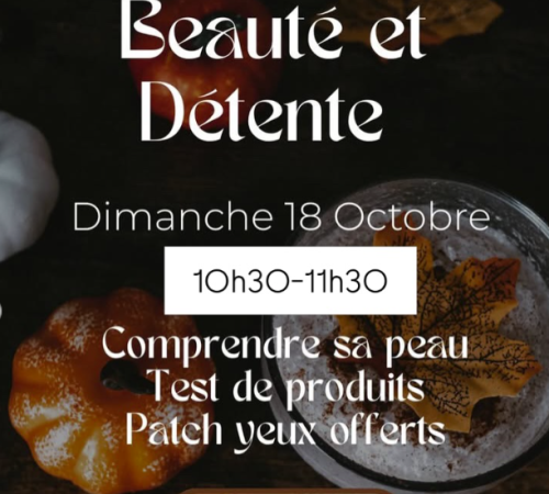 Atelier Beauté & Détente avec Marie-Laure - La Cabane Blanche