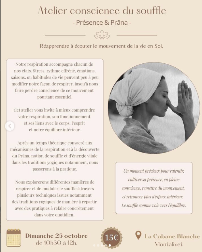 Atelier conscience du ... - Crédit: OT | CC BY-NC-ND 4.0