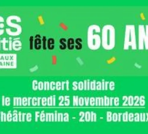 Célébrons 60 ans d'écoute avec S.O.S Amitié Bordeaux Aquitaine !
