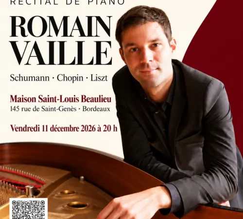 Dédicaces — récital de piano de Romain Vaille