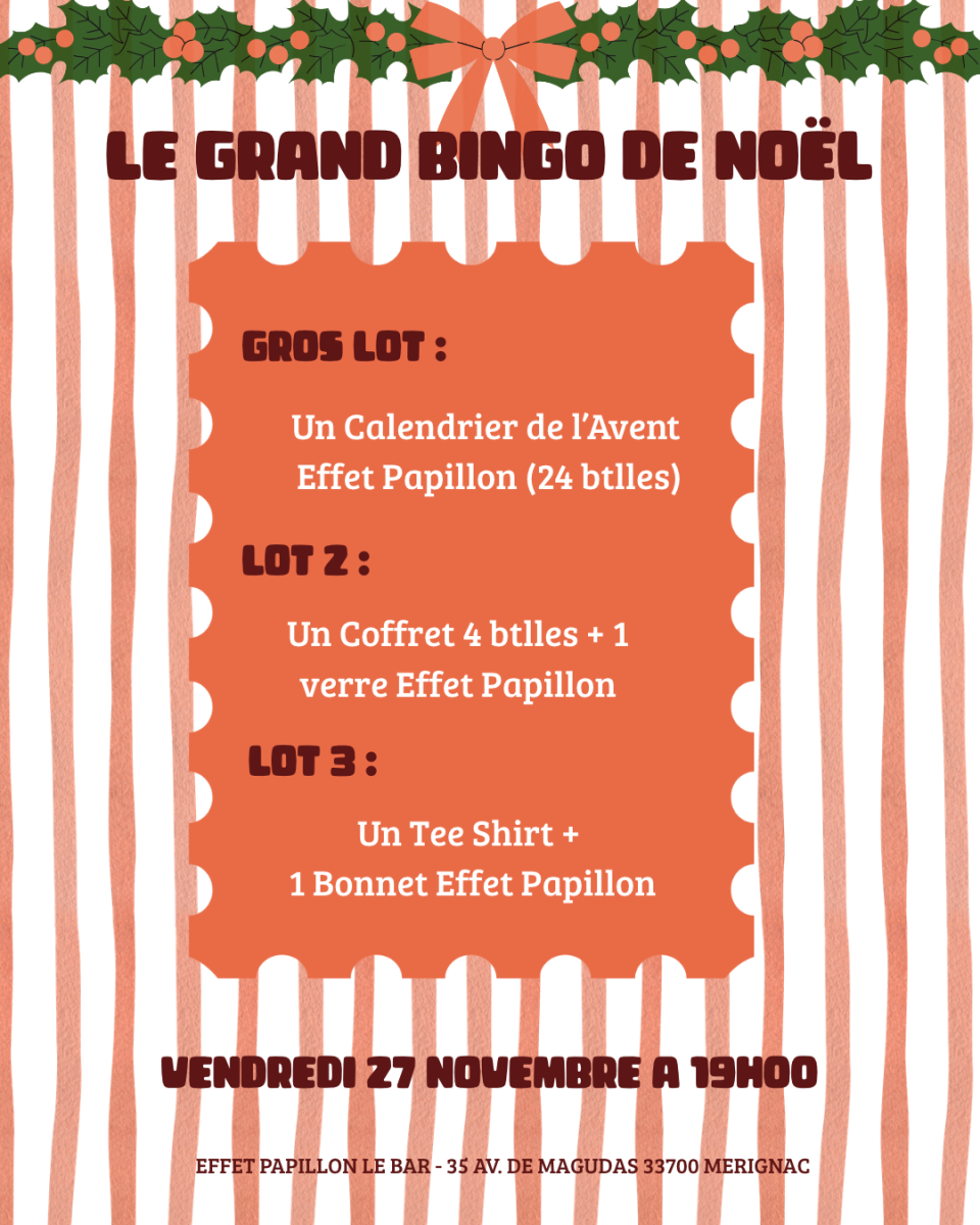 LE GRAND BINGO DE NÖEL