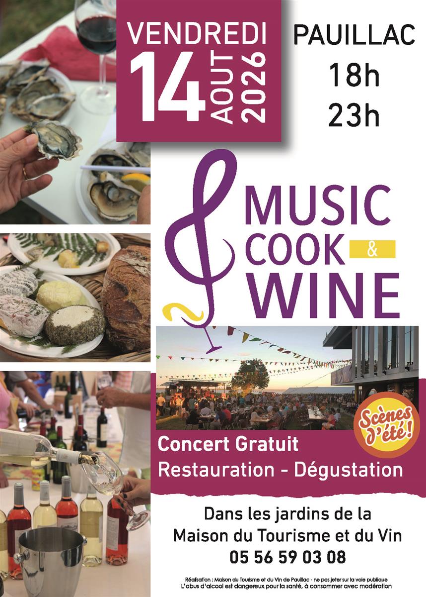 Music and Cook and Wine