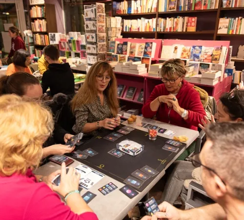 Soirée jeux de société au Jardin des Lettres