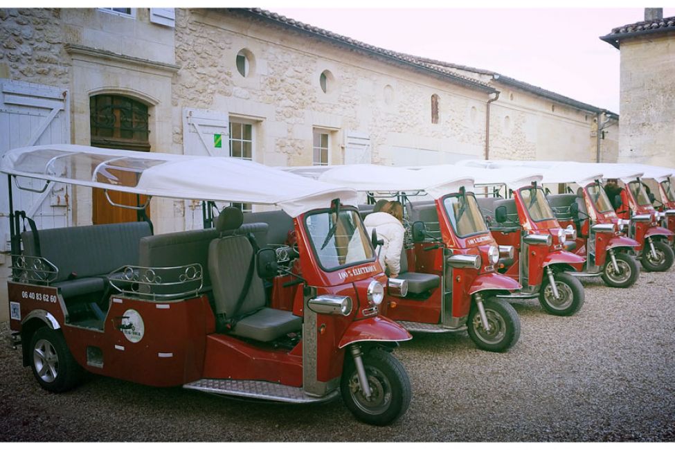 Tuk Tour Event's St Emilion Balades en Moto / Tuk Tuk à Saint