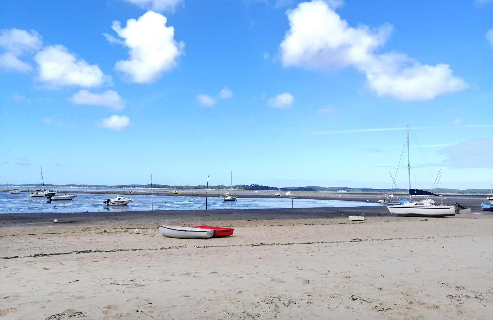 Plage sur le bassin d'Arès