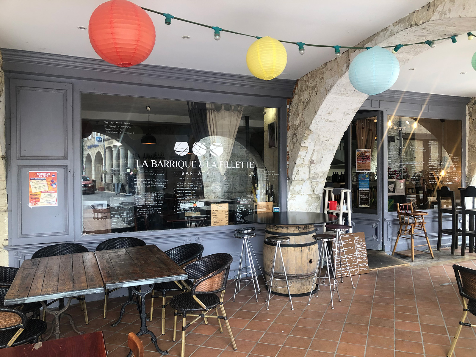 La Barrique et la Fillette Restaurants à Monségur Guide Bordeaux