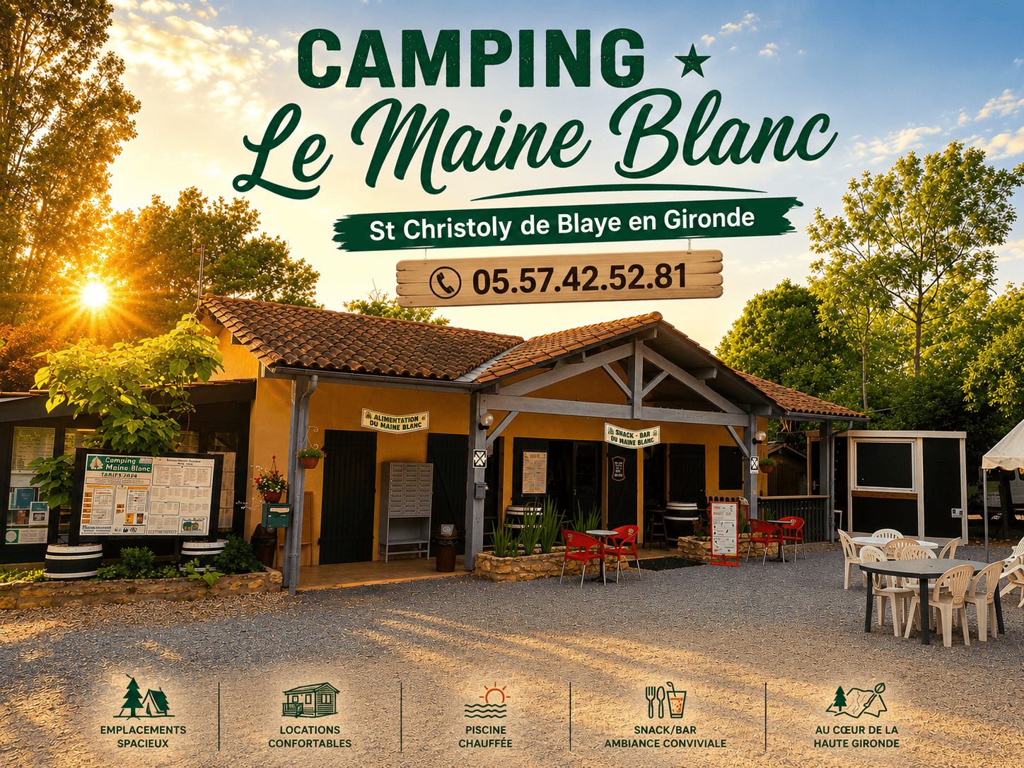 Campsite Le Maine Blanc