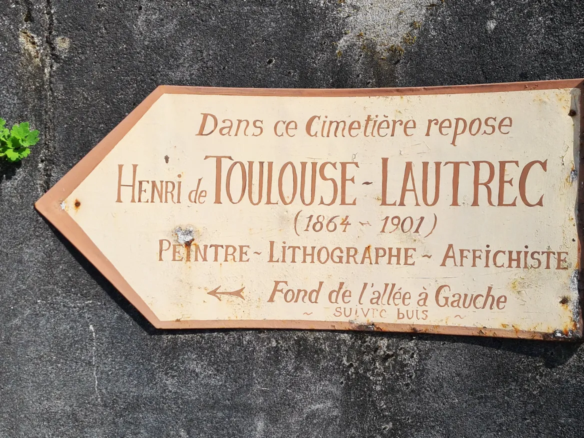 Cemetery sign