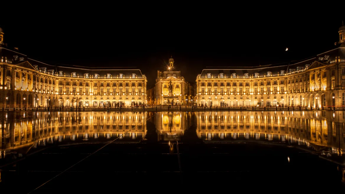 Miroir d'eau Place de la Bourse