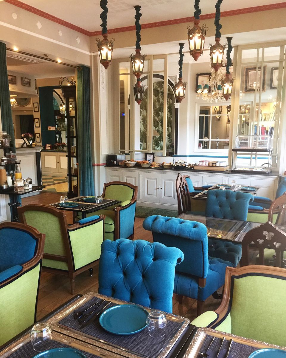 Hotel Villa Lamartine breakfast lounge