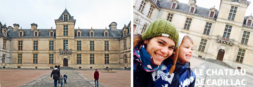 Chateau de Cadillac en famille