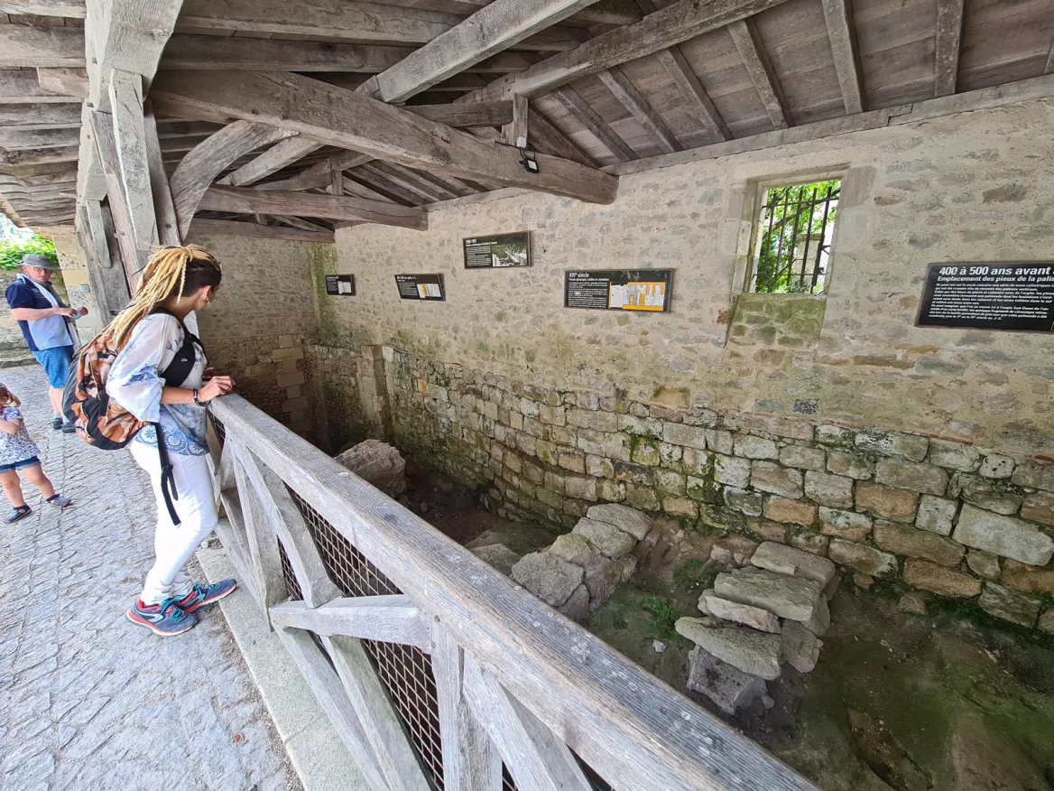 Zone de fouille des anciens remparts de Bazas