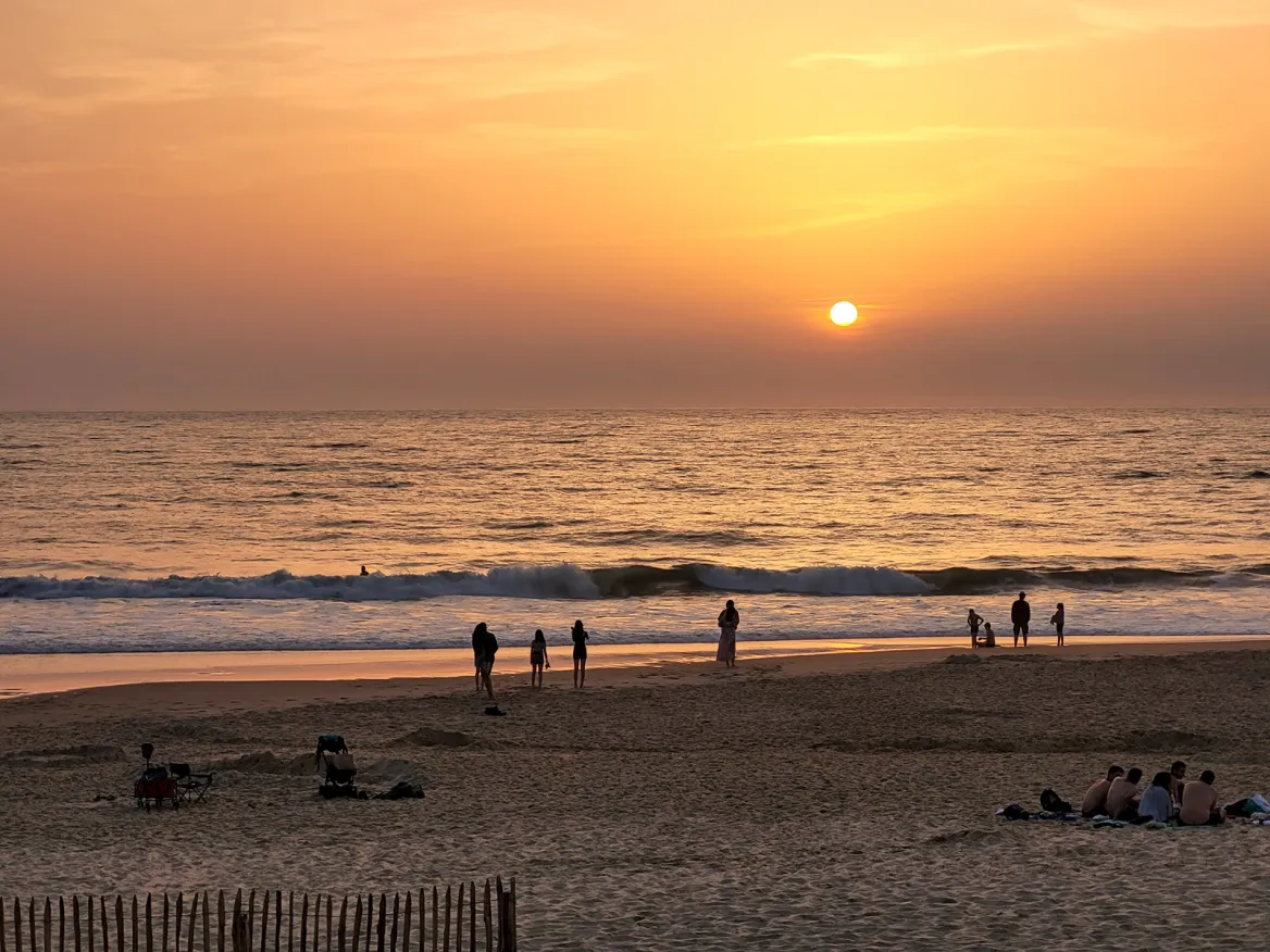Sunset in Hourtin