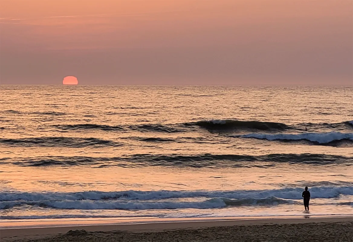 Sunset in Hourtin