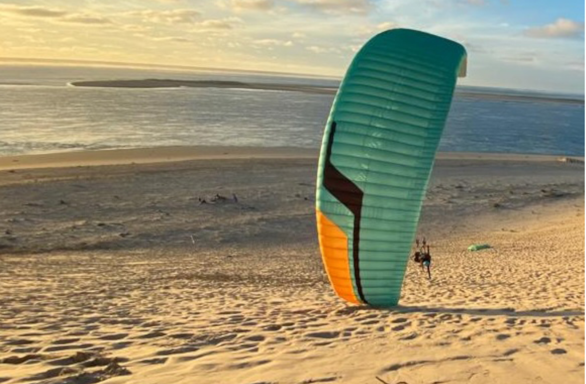 atterrissage en parapente