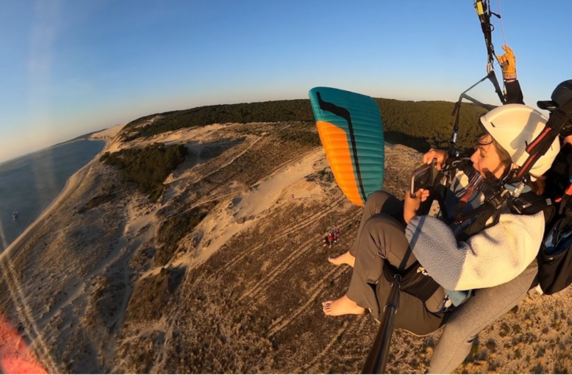 vol en parapente à deux